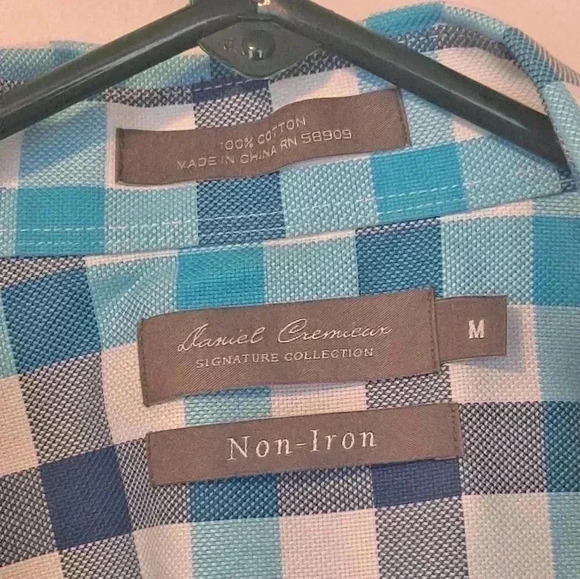 Daniel Cremieux Button Down Short Sleeve Shirt Size Medium EUC - Picture 3 of 7